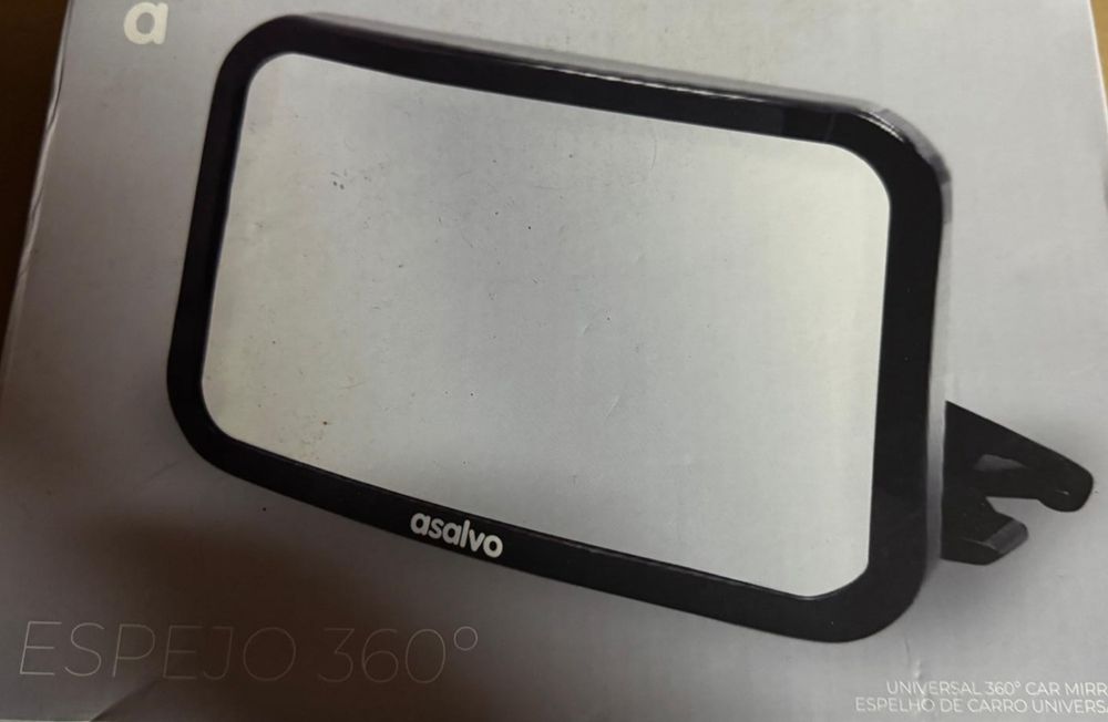 Asalvo Espelho Carro 360º bebê com caixa