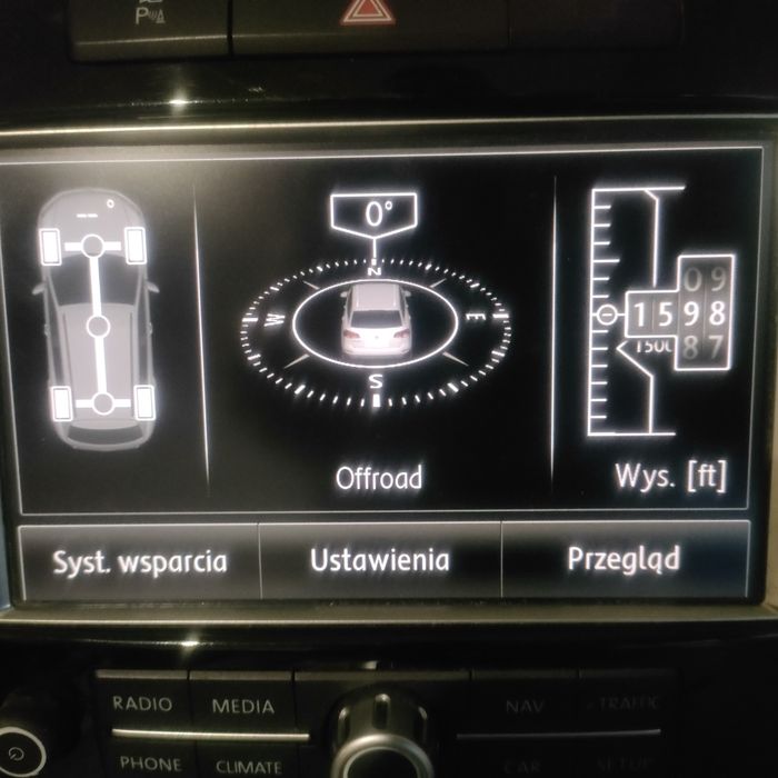 VW  pl menu  aktuakziacja mapy  conversja us/eu światła tył