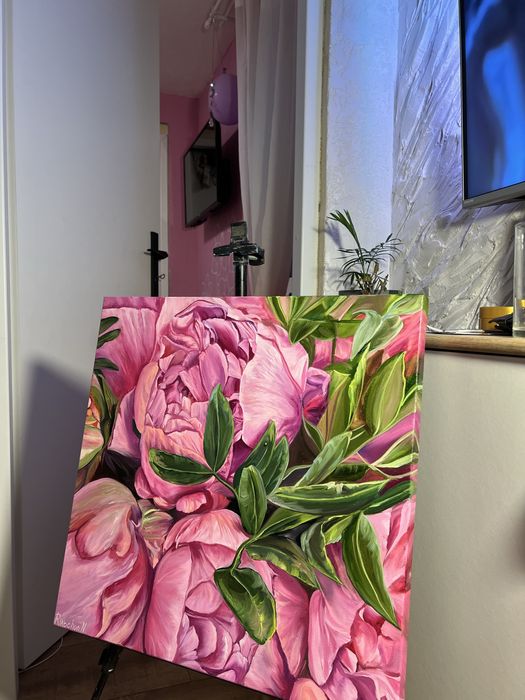 Obraz olejny Flower Holiday 50*50