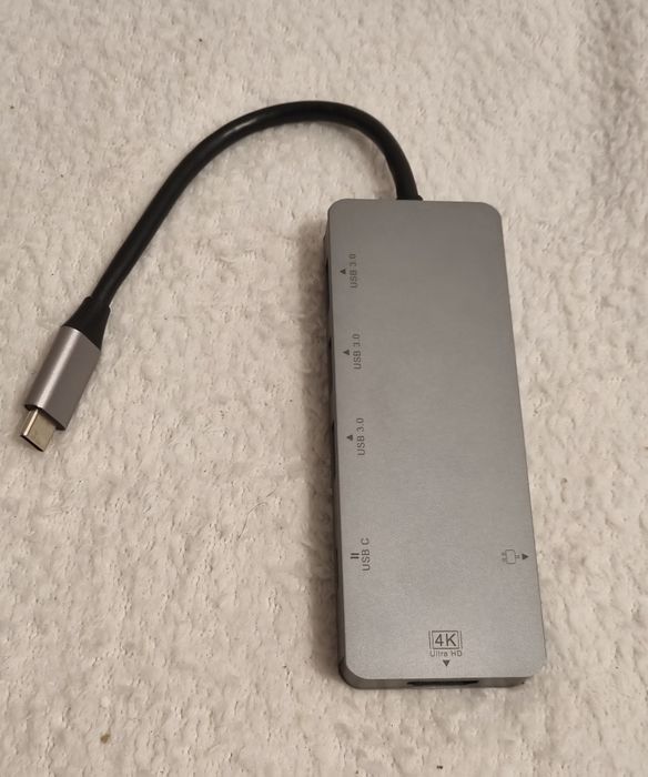 HUB 6 portów USB-C USB 3.0 4K Ultra HD