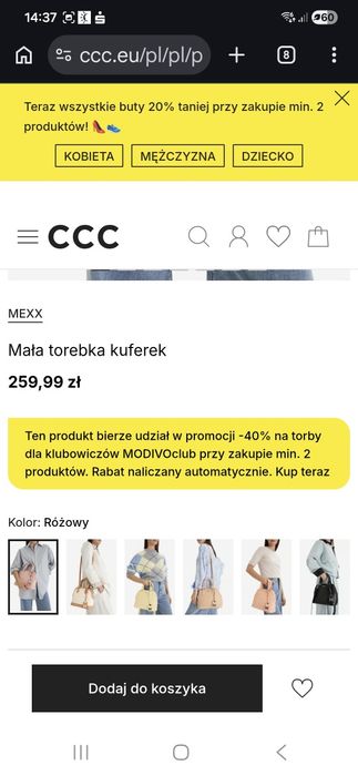 Torebka kuferek Mexx