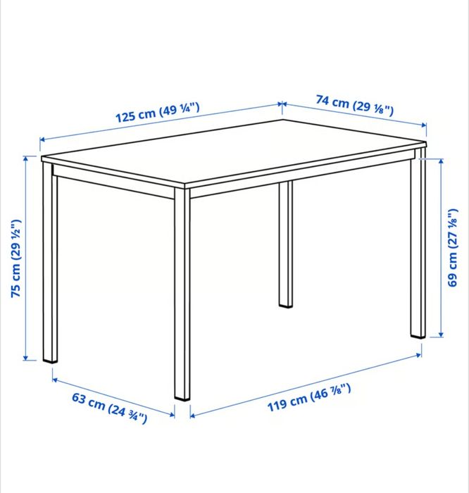 Mesas brancas MELLTORP IKEA