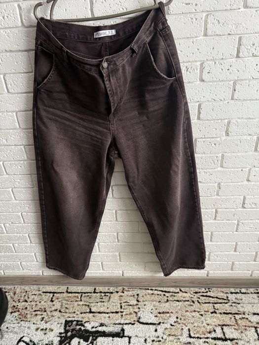 Джинси шоколадного кольору 40 розмір it’s basic