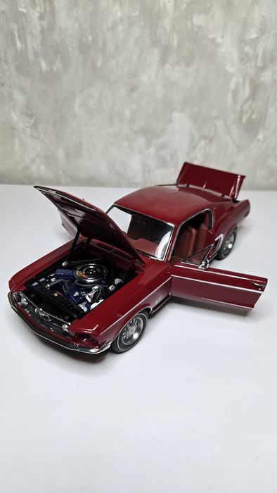 Autoart 1:18 Ford Mustang Shelby GT 350 1968 червоний — дуже детальна модель, стан 5-