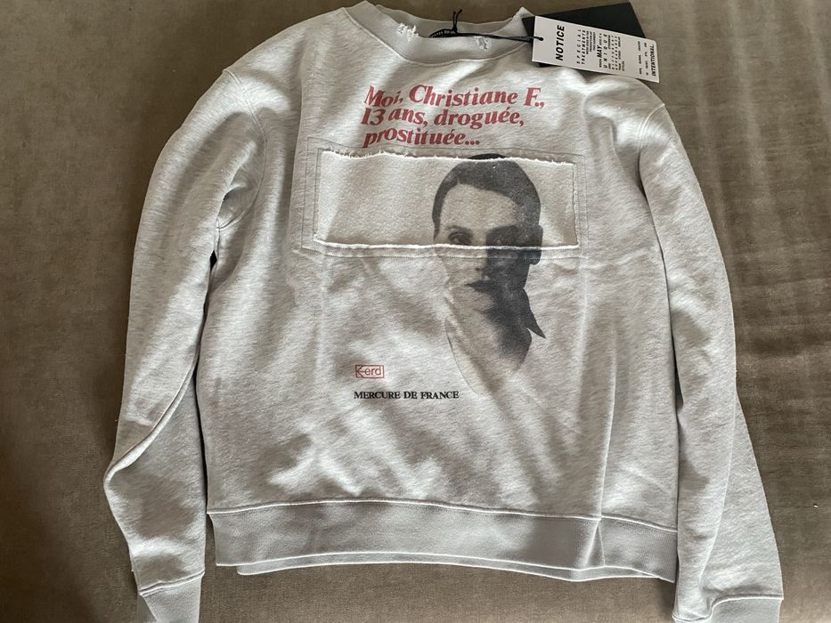 Світшот лонгслів ERD Christiane F.