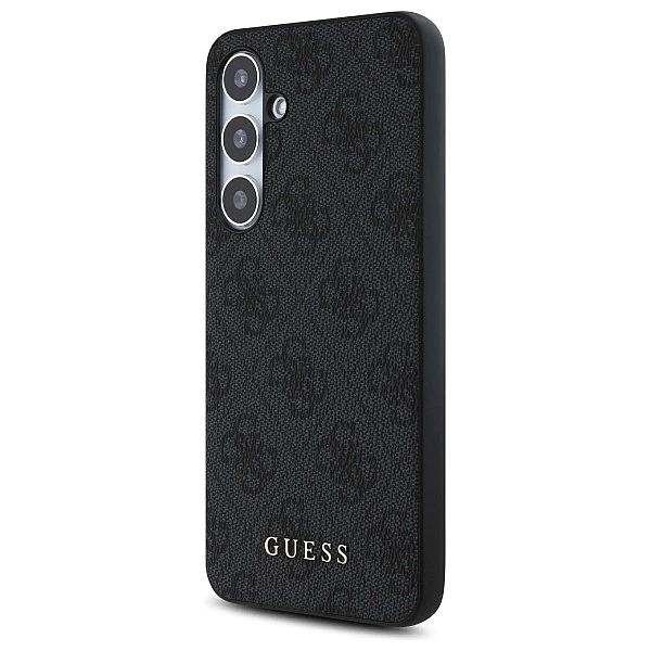 Guess GUHCS24FEG4GFGR S24 FE S721 szary/grey hardcase 4G Metal Gold Lo
