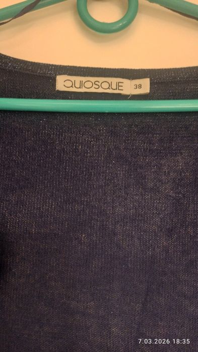 Granatowe bolerko / narzutka marki Quiosque, rozmiar 38.