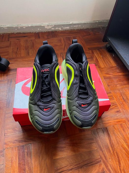 Nike Air-Max preto e verde
