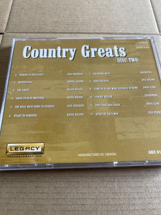 Crountry greats 1,2,3