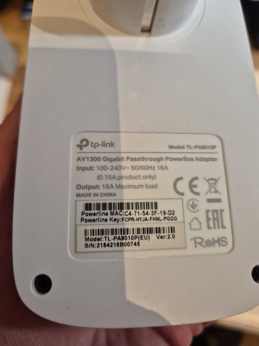 AV1300 powerline transmiter sieciowy