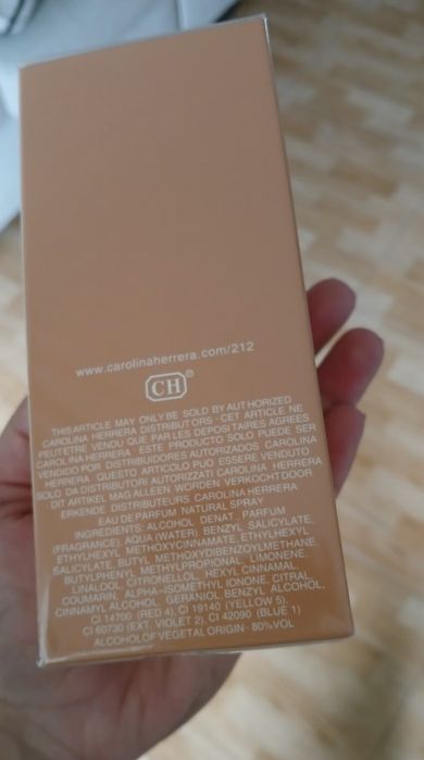 Perfume CH vip Rose