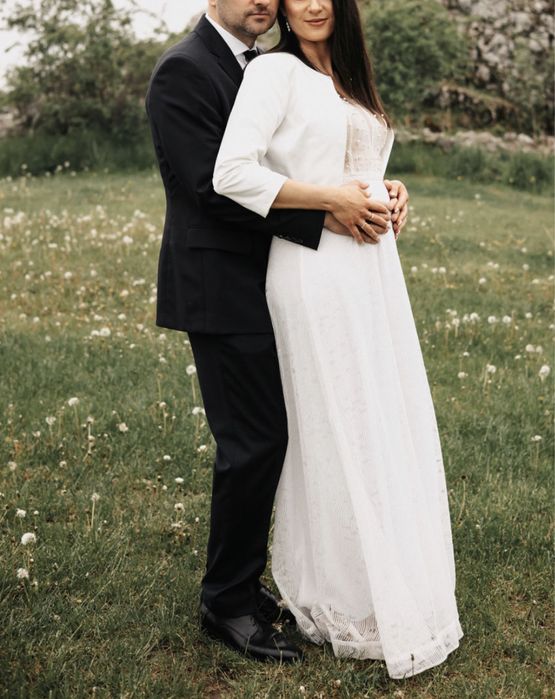 Wyjątkowa suknia wesele ślub cywilny