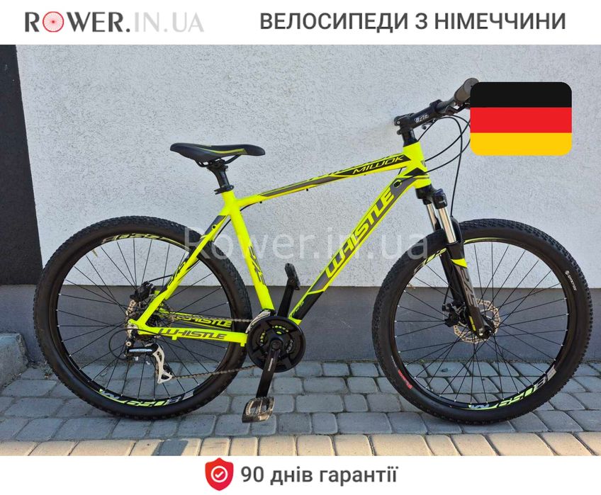 Алюмінієвий велосипед гідравліка бу з Європи Whistle 27.5 D7