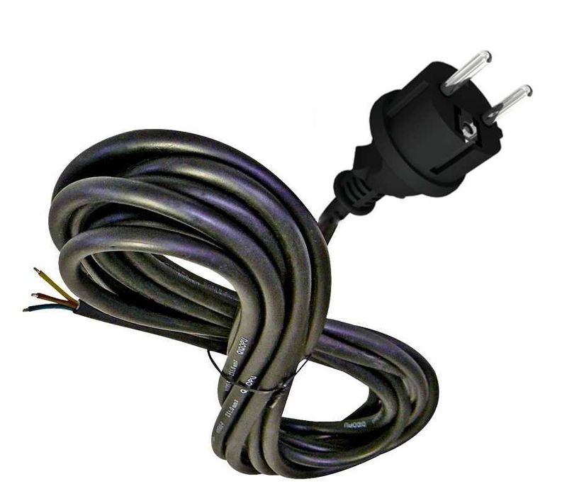 Przewód Kabel Z WTYCZKĄ 3x0,75 10m Okazja