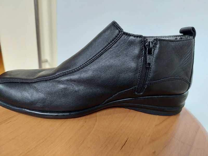 Skórzane półbuty Dunnes rozm. 36,5 wkładka 23 cm
