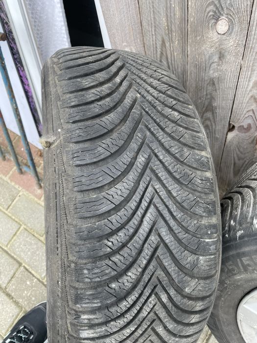 Opony zimowe Michelin Alpine 5 225/55 r16 + oryginalne felgi audi 2szt