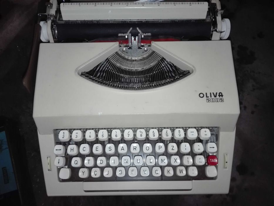 Máquina de escrever no Entroncamento