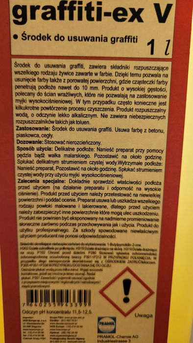 Graffiti-ex V 1 L (2 opakowania)