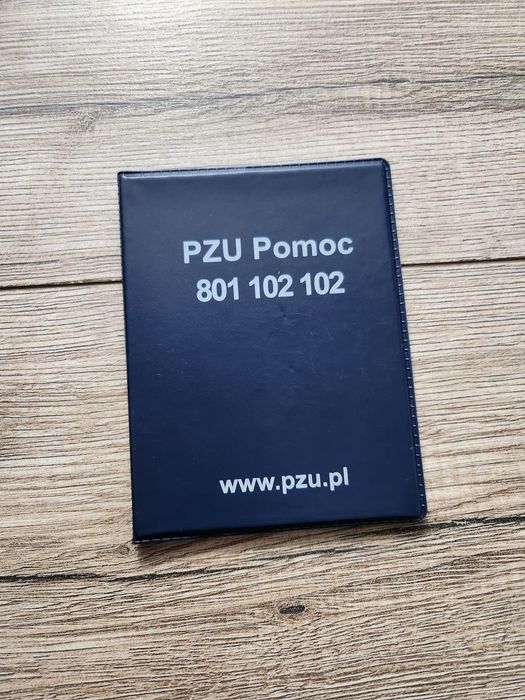 Etui na dokumenty nowe z logo PZU tanio