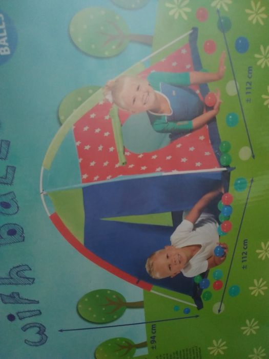 Namiot rozkładany z piłeczkami Smyk
