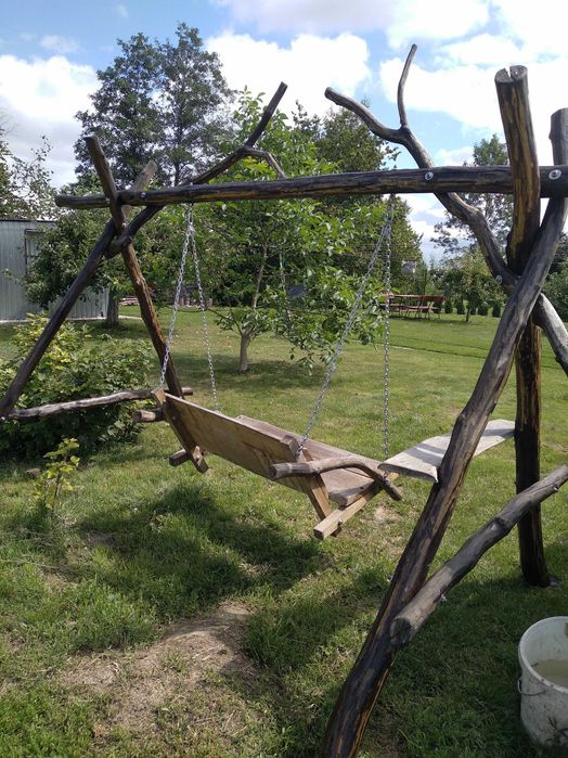 Huśtawka dębowa(Nowość)ogrodowa