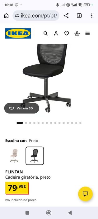 Cadeira Giratória excelente estado