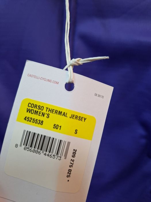 Koszulka rowerowa longsleeve CASTELLI corso thermal jersey damska S