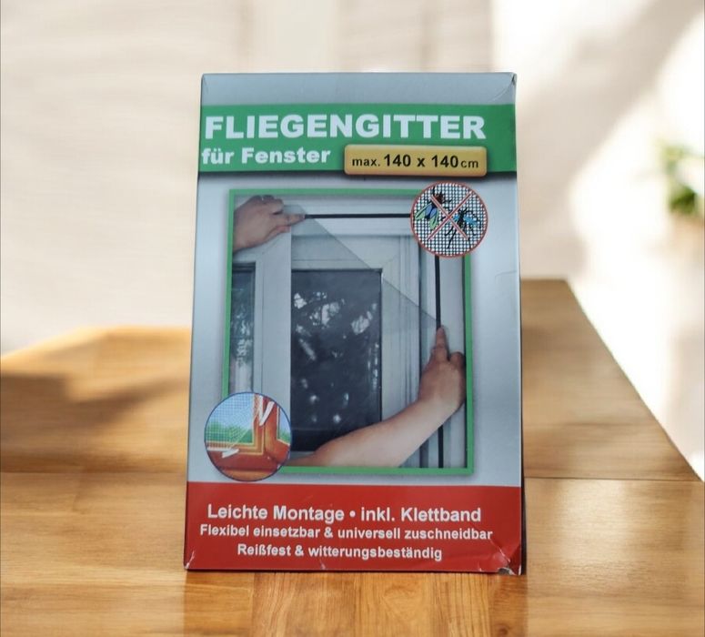 Nowa siatka na okno do przyczepienia na muchy robaki moskitiera 140