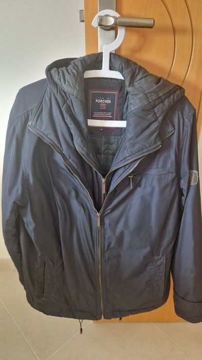 Blusão Lion Of Porches [M] -  alcochoado c/ capuz e fecho duplo