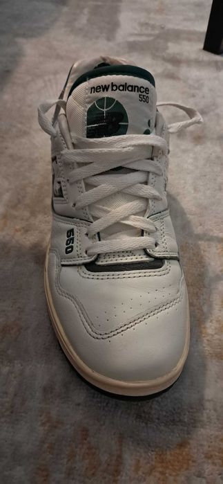 New Balance 550 verdes e brancas