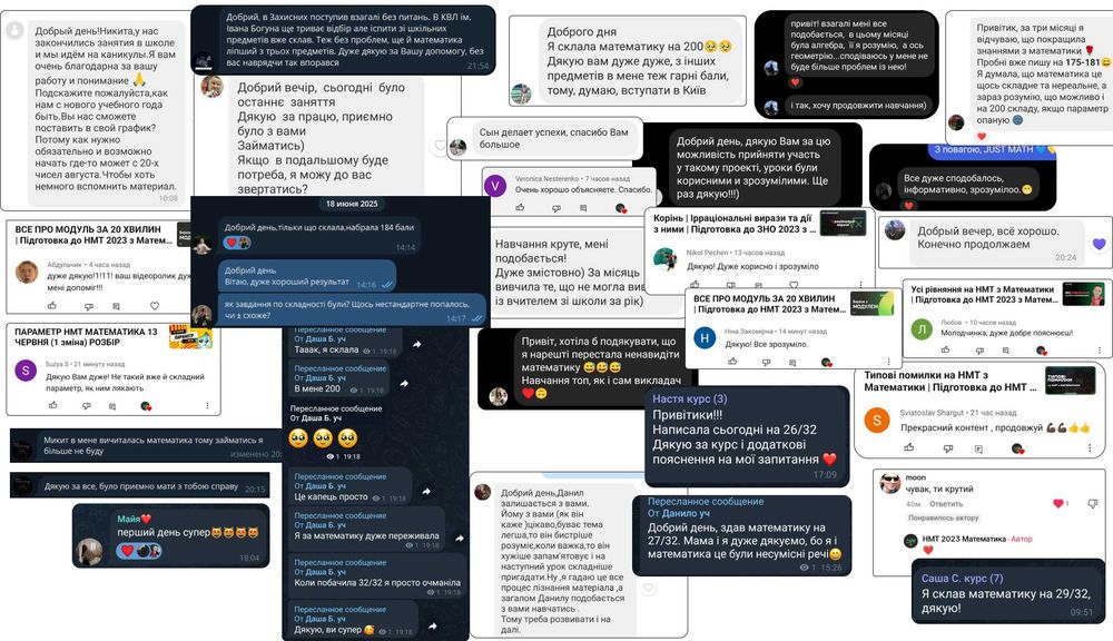 Репетитор з Математики | Підготовка до НМТ з Математики
