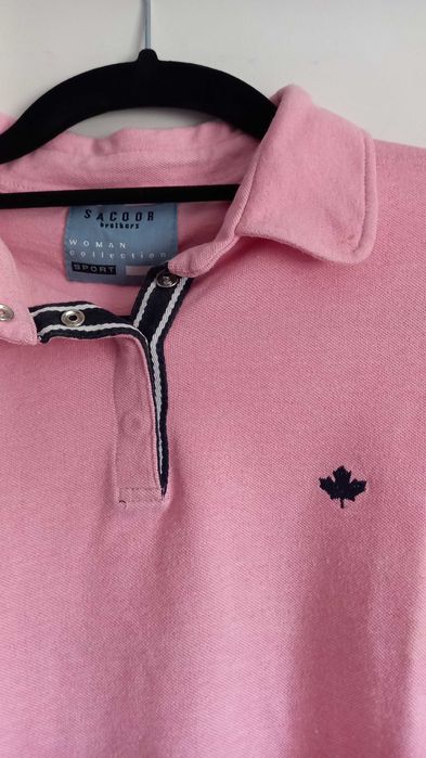 Polo de manga curta, rosa, XS/ S - Sacoor Sport