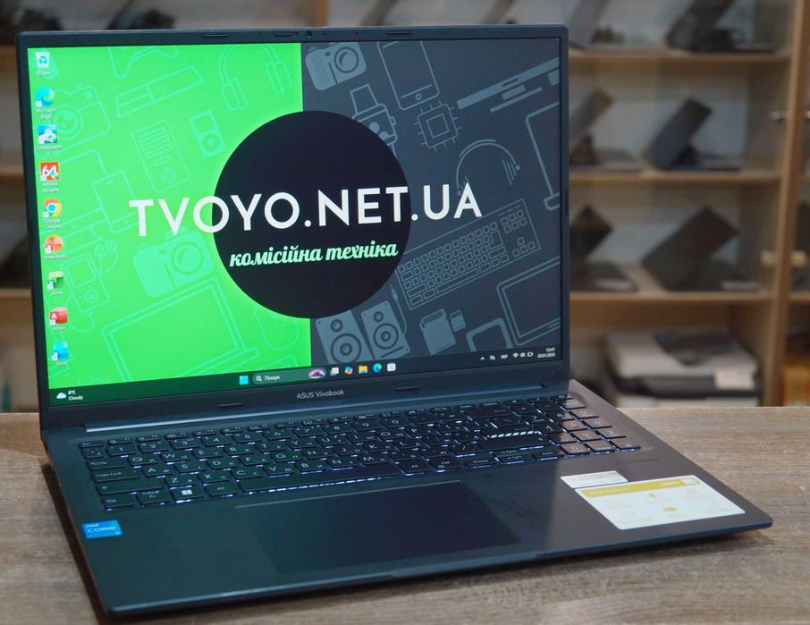 ГАРАНТІЯ Asus (16"IPS/Core i3-1215U/RAM 8ГБ DDR4/SSD 512ГБ)TVOYO