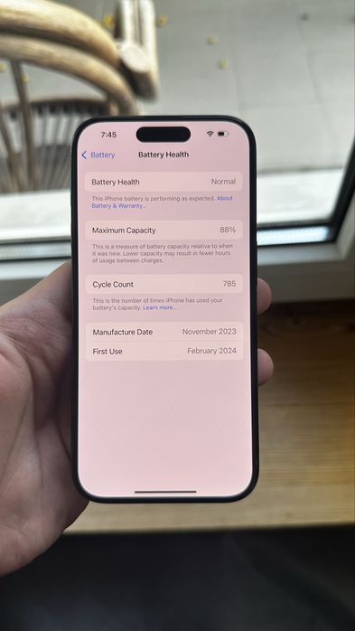 Iphone 15 pro 128gb niebieski