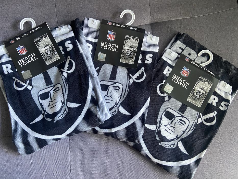 NFL Raiders Las Vegas Beach Towel пляжний рушник, пляжное полотенце