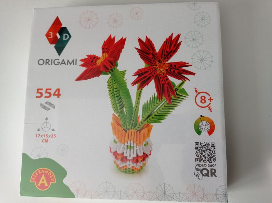 Zestaw kreatywny origami 3d kwiaty Alexander