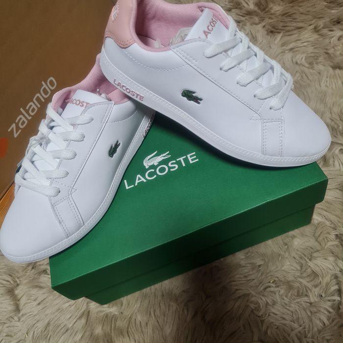 Lacoste sneakersy niskie tenisówki białe Graduate 0721 1 Suc 7-41SUC00