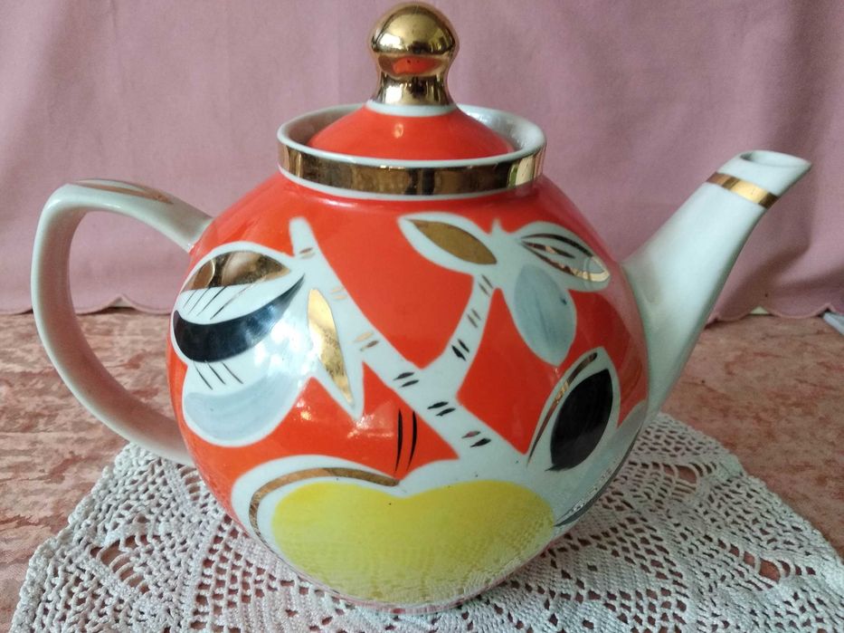 Большой доливной чайник, Полонное, 2 шт. Чайник, Богемия