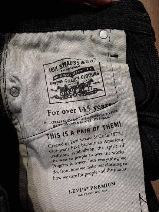 Levis джинсы черные  подросток  Levis 512