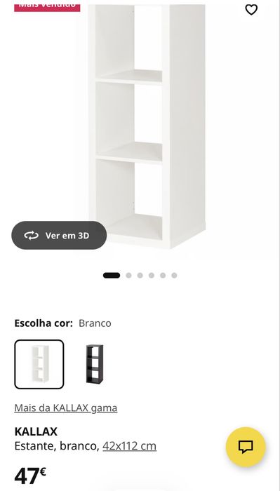 Movel ikea cubos
