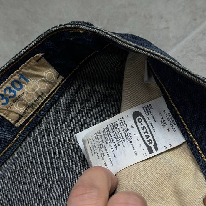 Джинси G Star Raw 3301 Low Tapered джинси штаны джинсы штани брюки слим фит деним одяг одежда классические прямые зауженые ж стар рав плотные  356