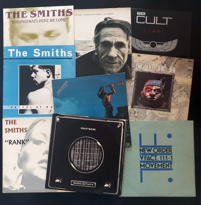 Discos vinil LP Smiths, Cult, Cure, Depeche Mode, Kraftwerk, New Order