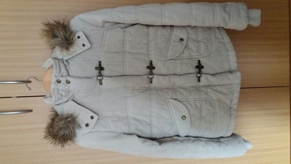 Casaco creme com botões originais