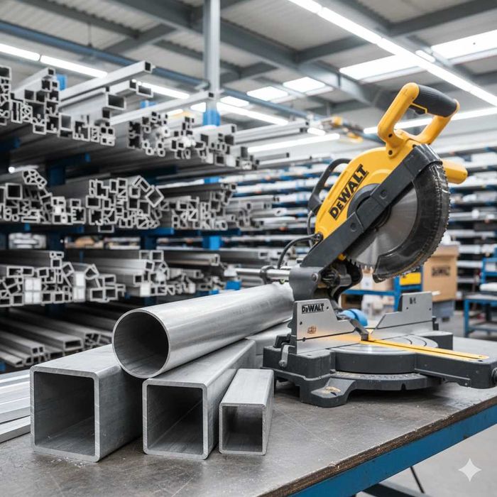 Труба профільна алюмінієва, кругла, квадратна або прямокутна, алюміній