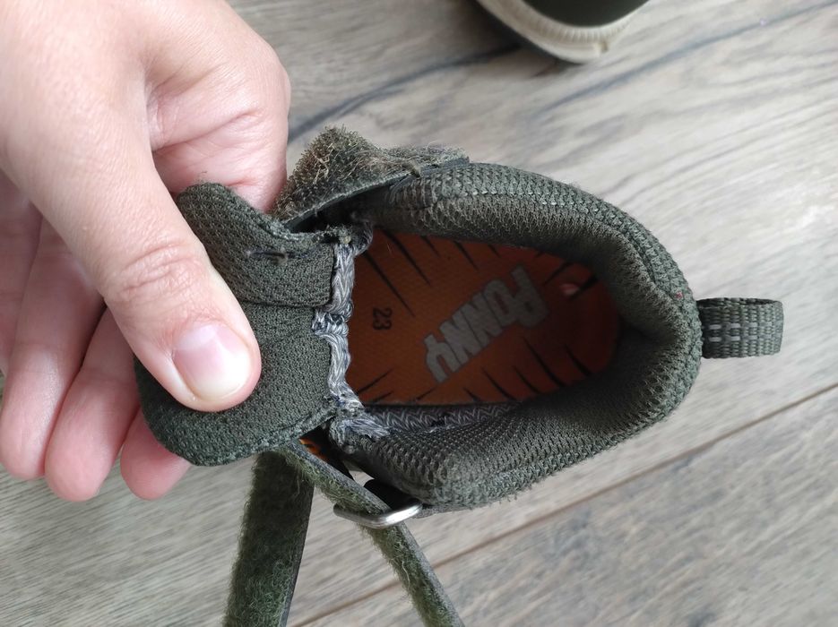 Sneakersy wysokie, trzewiki chłopięce, rozmiar 23.