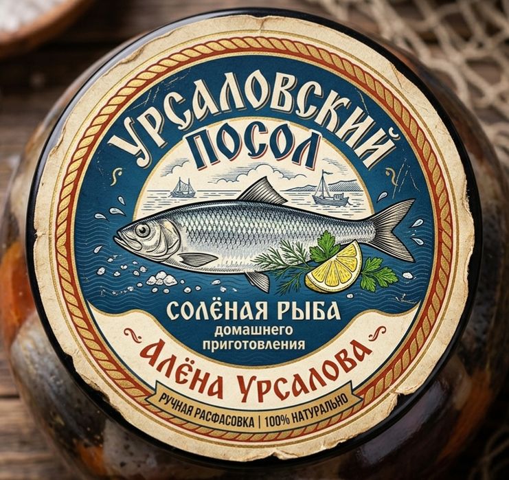 Слабосолёная салака в ведерках 0.5 под заказ