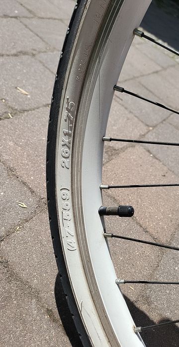 Rower miejski niebieski