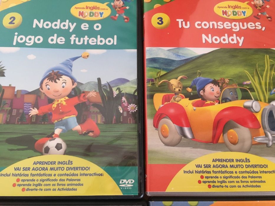 Lote de 6 DVD do Noddy = 2 €