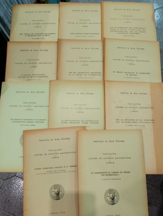 Instituto da Alta Cultura "Estudos Matemáticos" 11 unidades