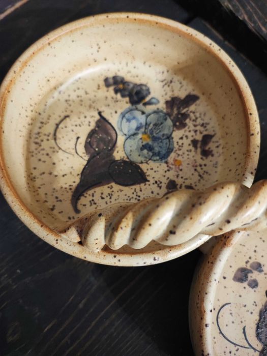 Ceramiczne miseczki koszyczek Vintage